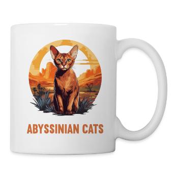 Chat d’Abyssinie Abessinierkatze - Mug blanc - blanc - Droite
