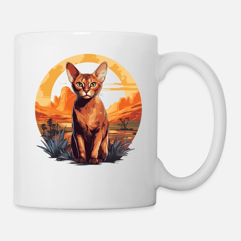 Chat d’Abyssinie Abessinierkatze - Mug blanc - blanc