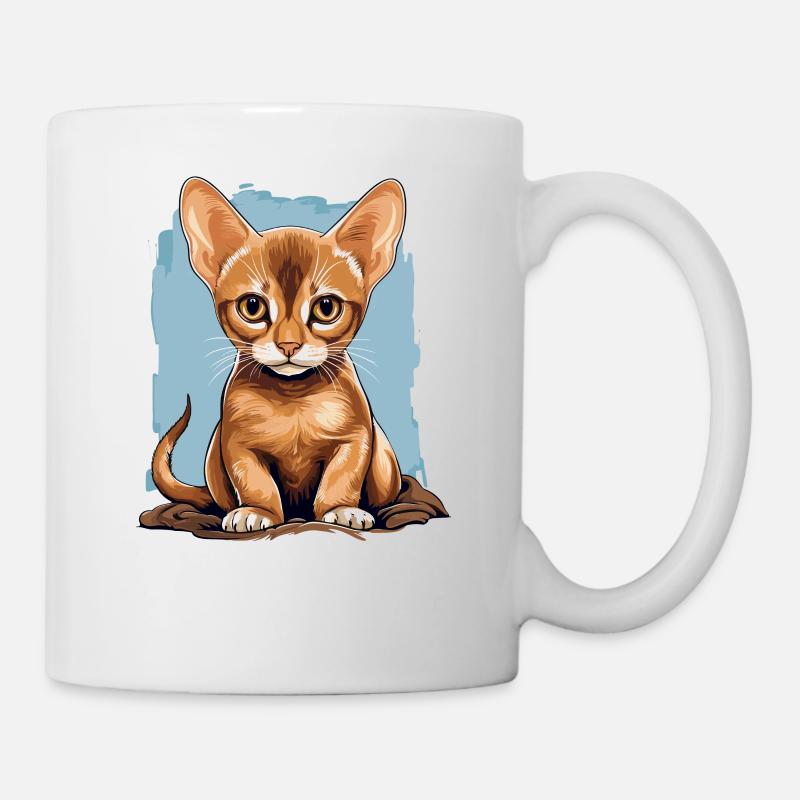 Chat d’Abyssinie Abessinierkatze - Mug blanc - blanc