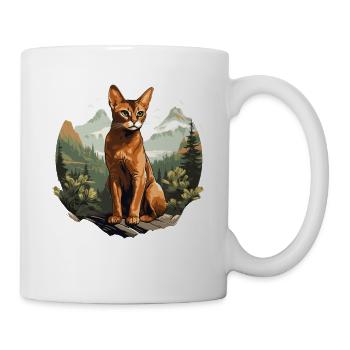 Chat d’Abyssinie Abessinierkatze - Mug blanc - blanc - Droite