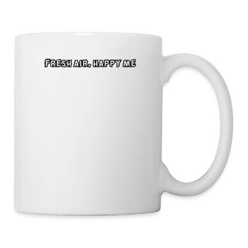 Randonnée - De l’air frais, heureux moi - Mug blanc - blanc - Droite