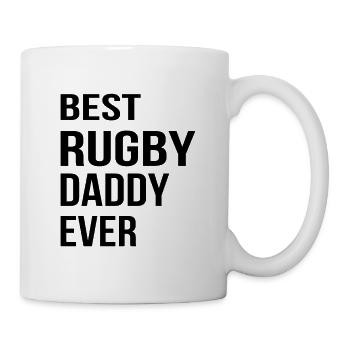 Best Rugby Daddy Ever - Rugby Dad Rugby Daddy - Mug - white - Right