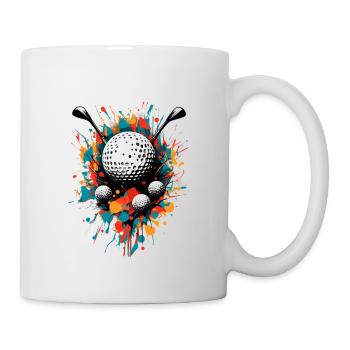 Golfspieler Design Esthétique Golfeur Sport - Mug blanc - blanc - Droite