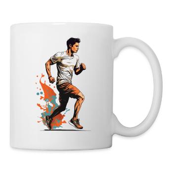Streetwear, Jogging, Design, Esthétique, Fitness - Mug blanc - blanc - Droite