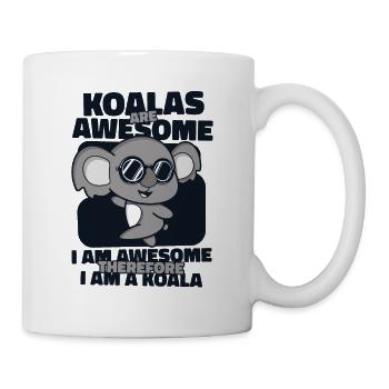 Koalas Are Awesome Koalabear Phascolarctos - Mug - white - Right