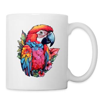 Perroquet - Mug blanc - blanc - Droite