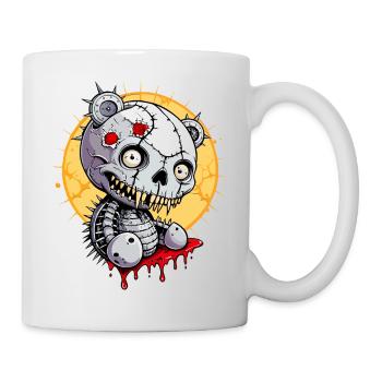 Teddy Skull / Skull Horror Soft Toy FS0076 - Mug - white - Right