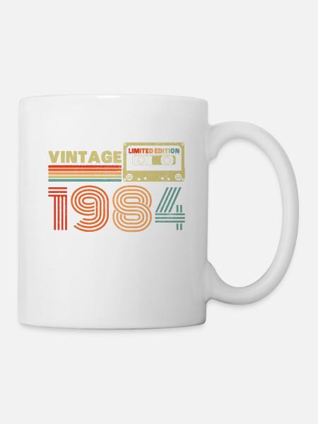 Jahrgang 1984 Geburtstagsgeschenk - Tasse - Weiß