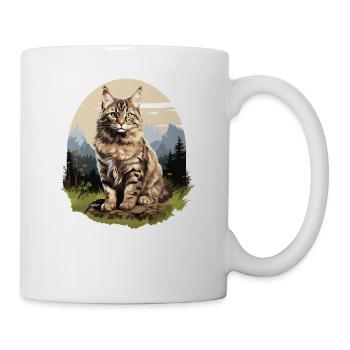 Cat Cats American Bobtail - Mug - white - Right