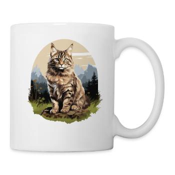 Cat Cats American Bobtail - Mug - white - Right