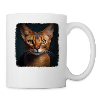 Chat d’Abyssinie Abessinierkatze - Mug blanc - blanc - Droite