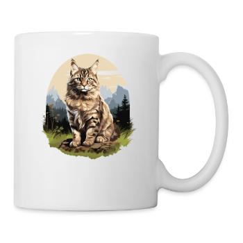 Cat Cats American Bobtail - Mug - white - Right