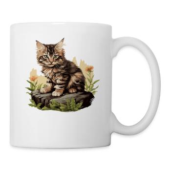 Cat Cats American Bobtail - Mug - white - Right