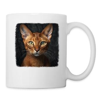Chat d’Abyssinie Abessinierkatze - Mug blanc - blanc - Droite