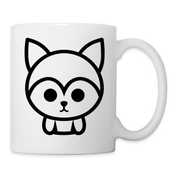 Fuchs - Tasse - Weiß - Rechts