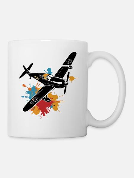 Modellflugzeug Pilot Flugzeug Hobby Design - Tasse - Weiß