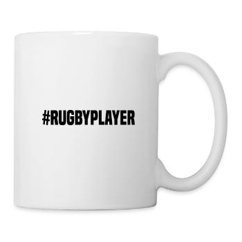 #RugbyPlayer - Rugby Player - Tasse - Weiß - Rechts