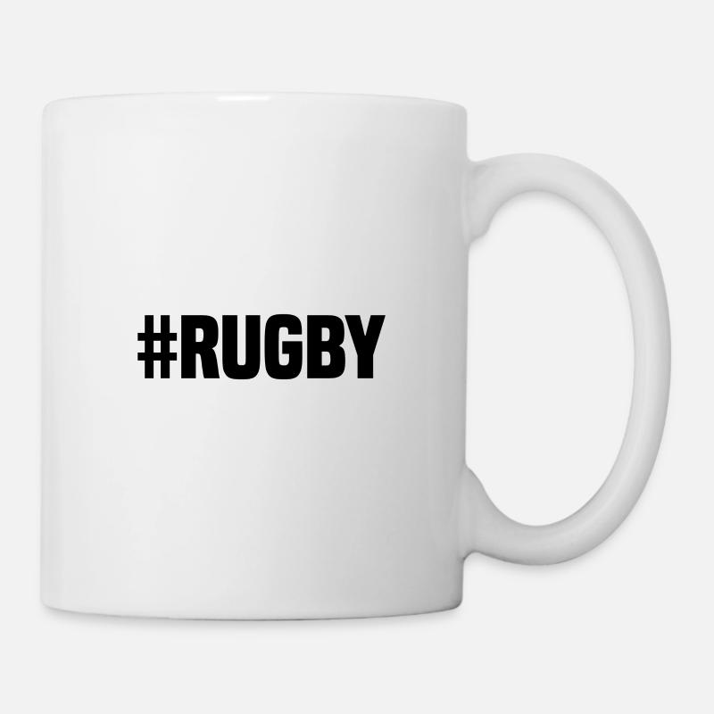 #Rugby - Rugby Player - Mug - white