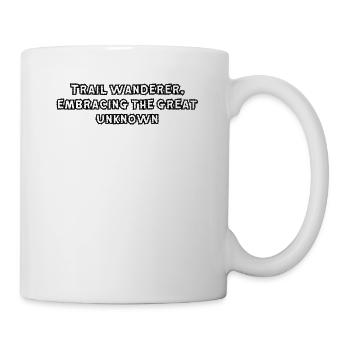 Randonnée - Trail wanderer, embrassant le grand - Mug blanc - blanc - Droite