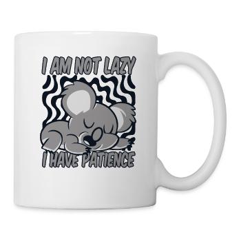 I'm Not Lazy I Have Patience Koalabear Eucalyptus - Mug - white - Right