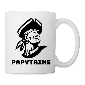 Papytaine Capitaine De Navire Marin Homme Captain - Mug blanc - blanc - Droite