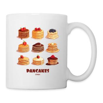 Chocolate Fruit Pancakes - Mug - white - Right