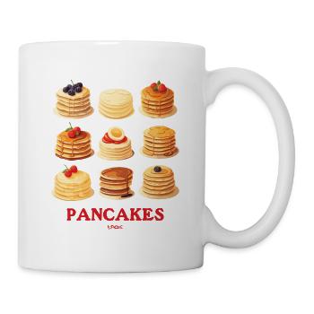 Fruit and Chocolate Cream Pancakes - Mug - white - Right