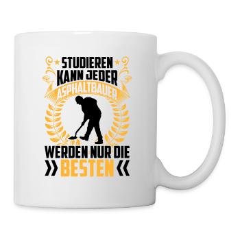 Asphalt Builders Road Builders - Mug - white - Right