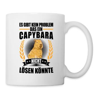Capybara résout les problèmes Amérique du Sud capybara - Mug blanc - blanc - Droite