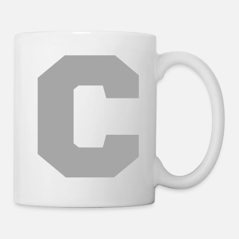Buchstabe c sport - Tasse - Weiß