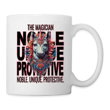 Unicorn The Magician - Tasse - Weiß - Rechts