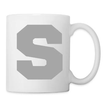 Lettre s sport - Mug blanc - blanc - Droite