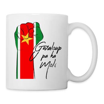 Drapeau Guadeloupe Pa Ka Moli Homme Femme Enfant - Mug blanc - blanc - Droite