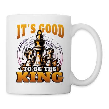 Chess King Chess Dicton - cadeau - Mug blanc - blanc - Droite