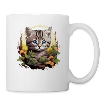 Cat Cats American Shorthair - Mug - white - Right