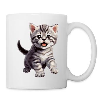 Cat Cats American Shorthair - Mug - white - Right