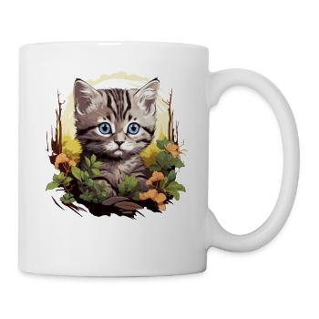 Cat Cats American Shorthair - Mug - white - Right