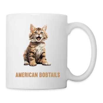 Cat Cats American Bobtail - Mug - white - Right