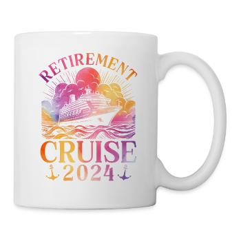 Retirement Cruise 2024 - Tasse - Weiß - Rechts