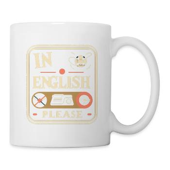 En anglais s’il vous plaît ! 10 - Mug blanc - blanc - Droite