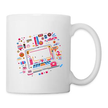 En anglais s’il vous plaît ! 14 - Mug blanc - blanc - Droite