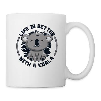 Life Is Better With A Koala Koalabear Eucalyptus - Mug - white - Right
