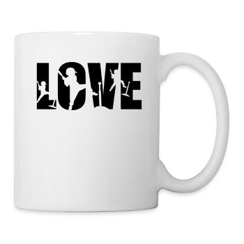 T-Ball LOVE Tee-ball Player Teeball Lover - Tasse - Weiß - Rechts