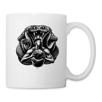 MENTALITÉ DE HARICOT DE KOBE DE MAMBA DE BASKET-BALL NOIR - Mug blanc - blanc - Droite
