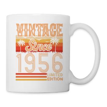 1956. Jahrgang Jahrgang 1956 Geburtstag - Tasse - Weiß - Rechts