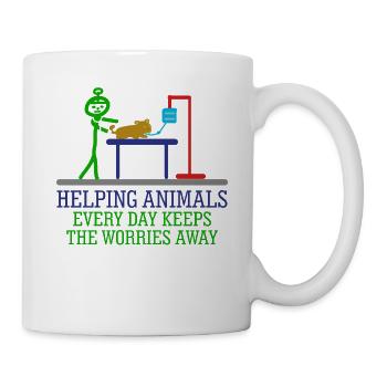 Veterinary Assistant - Tasse - Weiß - Rechts