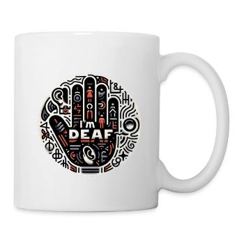 I'm Deaf 42 - Tasse - Weiß - Rechts