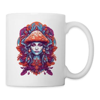 Feather Mandala Spiritual Design Dream Catcher - Mug - white - Right