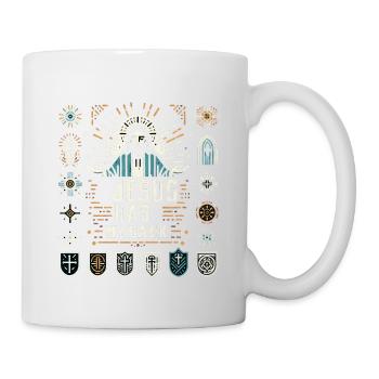 Jésus est là pour moi 20 - Mug blanc - blanc - Droite