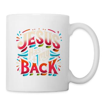 Jésus est là pour moi 22 - Mug blanc - blanc - Droite